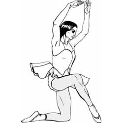 Dibujo Bailarín (Carreras y Profesiones) #92202 para imprimir y colorear