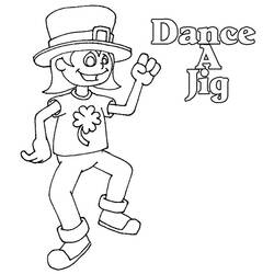 Dibujo Bailarín (Carreras y Profesiones) #92261 para imprimir y colorear