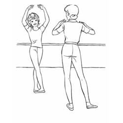 Dibujo Bailarín (Carreras y Profesiones) #92266 para imprimir y colorear