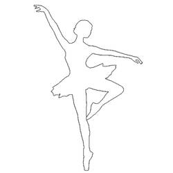 Dibujos para colorear: Bailarín - Dibujos para Colorear e Imprimir Gratis