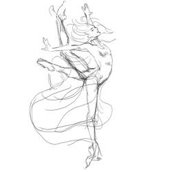 Dibujo para colorear: Bailarín (Carreras y Profesiones) #92306 - Dibujos para Colorear e Imprimir Gratis