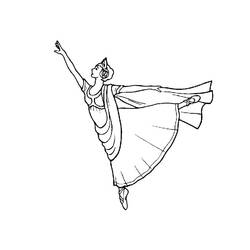 Dibujo Bailarín (Carreras y Profesiones) #92316 para imprimir y colorear