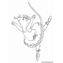 Dibujo para colorear: Bailarín (Carreras y Profesiones) #92336 - Dibujos para Colorear e Imprimir Gratis