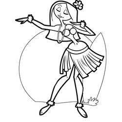 Dibujo Bailarín (Carreras y Profesiones) #92365 para imprimir y colorear
