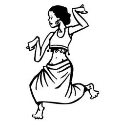 Dibujo Bailarín (Carreras y Profesiones) #92390 para imprimir y colorear