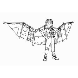 Dibujo para colorear: Bailarina (Carreras y Profesiones) #195045 - Dibujos para Colorear e Imprimir Gratis