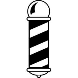 Dibujo para colorear: Barbero (Carreras y Profesiones) #88991 - Dibujos para Colorear e Imprimir Gratis