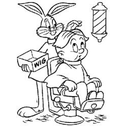Dibujo para colorear: Barbero (Carreras y Profesiones) #89005 - Dibujos para Colorear e Imprimir Gratis