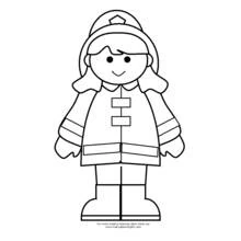 Dibujo para colorear: Bombero (Carreras y Profesiones) #105533 - Dibujos para Colorear e Imprimir Gratis
