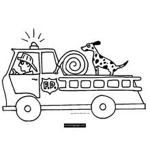 Dibujo para colorear: Bombero (Carreras y Profesiones) #105534 - Dibujos para Colorear e Imprimir Gratis