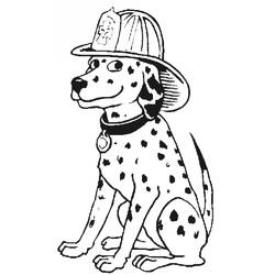 Dibujo para colorear: Bombero (Carreras y Profesiones) #105562 - Dibujos para Colorear e Imprimir Gratis