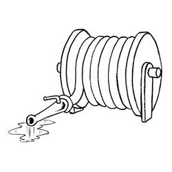 Dibujo para colorear: Bombero (Carreras y Profesiones) #105581 - Dibujos para Colorear e Imprimir Gratis