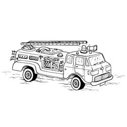 Dibujo para colorear: Bombero (Carreras y Profesiones) #105599 - Dibujos para Colorear e Imprimir Gratis