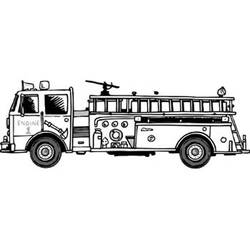 Dibujo para colorear: Bombero (Carreras y Profesiones) #105722 - Dibujos para Colorear e Imprimir Gratis