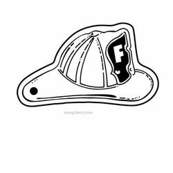 Dibujo para colorear: Bombero (Carreras y Profesiones) #105762 - Dibujos para Colorear e Imprimir Gratis