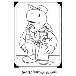 Dibujo para colorear: Cartero (Carreras y Profesiones) #94969 - Dibujos para Colorear e Imprimir Gratis