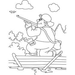 Dibujo para colorear: Cazador (Carreras y Profesiones) #218051 - Dibujos para Colorear e Imprimir Gratis