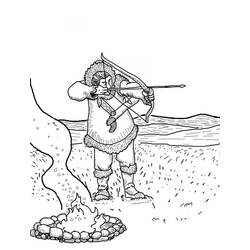 Dibujo para colorear: Cazador (Carreras y Profesiones) #218052 - Dibujos para Colorear e Imprimir Gratis