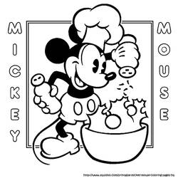 Dibujo para colorear: Cocinero (Carreras y Profesiones) #91794 - Dibujos para Colorear e Imprimir Gratis