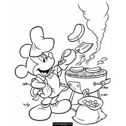 Dibujo para colorear: Cocinero (Carreras y Profesiones) #91849 - Dibujos para Colorear e Imprimir Gratis