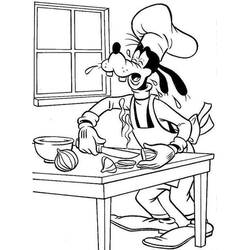 Dibujo para colorear: Cocinero (Carreras y Profesiones) #91862 - Dibujos para Colorear e Imprimir Gratis