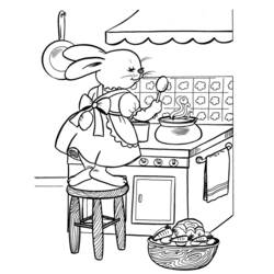 Dibujo para colorear: Cocinero (Carreras y Profesiones) #91897 - Dibujos para Colorear e Imprimir Gratis