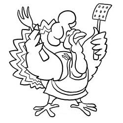 Dibujo para colorear: Cocinero (Carreras y Profesiones) #91952 - Dibujos para Colorear e Imprimir Gratis