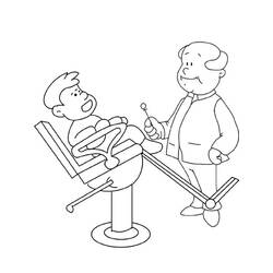 Dibujo Dentista (Carreras y Profesiones) #200017 para imprimir y colorear