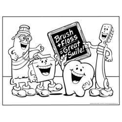Dibujo para colorear: Dentista (Carreras y Profesiones) #92842 - Dibujos para Colorear e Imprimir Gratis