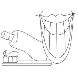 Dibujo para colorear: Dentista (Carreras y Profesiones) #92852 - Dibujos para Colorear e Imprimir Gratis