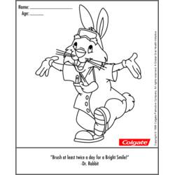 Dibujo para colorear: Dentista (Carreras y Profesiones) #92962 - Dibujos para Colorear e Imprimir Gratis