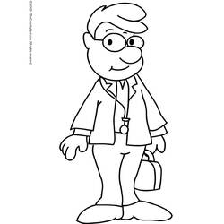 Dibujos para colorear: Doctor - Dibujos para Colorear e Imprimir Gratis