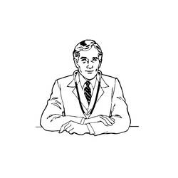 Dibujo para colorear: Doctor (Carreras y Profesiones) #93530 - Dibujos para Colorear e Imprimir Gratis