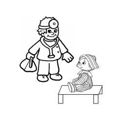 Dibujo para colorear: Doctor (Carreras y Profesiones) #93547 - Dibujos para Colorear e Imprimir Gratis