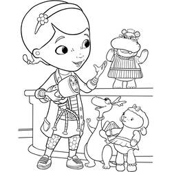 Dibujo para colorear: Enfermera (Carreras y Profesiones) #170436 - Dibujos para Colorear e Imprimir Gratis