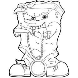 Dibujo para colorear: Gángster (Carreras y Profesiones) #149841 - Dibujos para Colorear e Imprimir Gratis