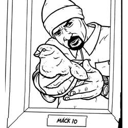 Dibujo para colorear: Gángster (Carreras y Profesiones) #149982 - Dibujos para Colorear e Imprimir Gratis