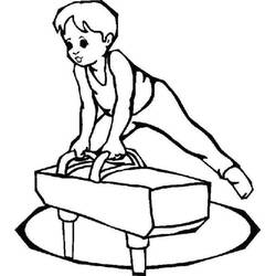 Dibujos para colorear: Gimnasia - Dibujos para Colorear e Imprimir Gratis