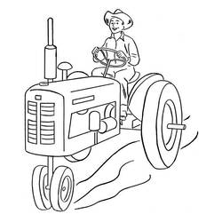 Dibujo para colorear: Granjero (Carreras y Profesiones) #96208 - Dibujos para Colorear e Imprimir Gratis
