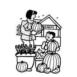 Dibujo para colorear: Granjero (Carreras y Profesiones) #96222 - Dibujos para Colorear e Imprimir Gratis