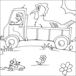 Dibujo para colorear: Granjero (Carreras y Profesiones) #96445 - Dibujos para Colorear e Imprimir Gratis
