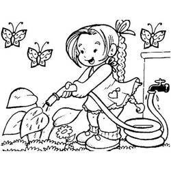 Dibujos para colorear: Jardinero - Dibujos para Colorear e Imprimir Gratis