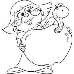 Dibujo para colorear: Maestro (Carreras y Profesiones) #94237 - Dibujos para Colorear e Imprimir Gratis
