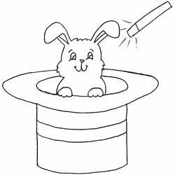 Dibujo para colorear: Mago (Carreras y Profesiones) #100697 - Dibujos para Colorear e Imprimir Gratis