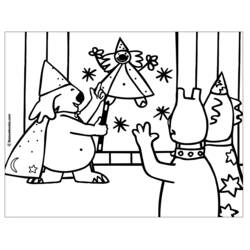 Dibujo para colorear: Mago (Carreras y Profesiones) #100839 - Dibujos para Colorear e Imprimir Gratis