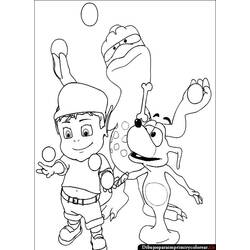 Dibujo para colorear: Malabarista (Carreras y Profesiones) #99233 - Dibujos para Colorear e Imprimir Gratis