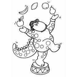 Dibujo para colorear: Malabarista (Carreras y Profesiones) #99244 - Dibujos para Colorear e Imprimir Gratis