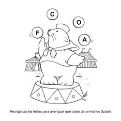 Dibujo para colorear: Malabarista (Carreras y Profesiones) #99337 - Dibujos para Colorear e Imprimir Gratis