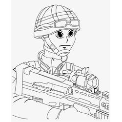 Dibujo Militar (Carreras y Profesiones) #181113 para imprimir y colorear