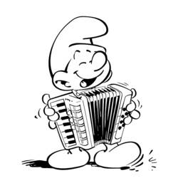 Dibujo para colorear: Músico (Carreras y Profesiones) #102500 - Dibujos para Colorear e Imprimir Gratis